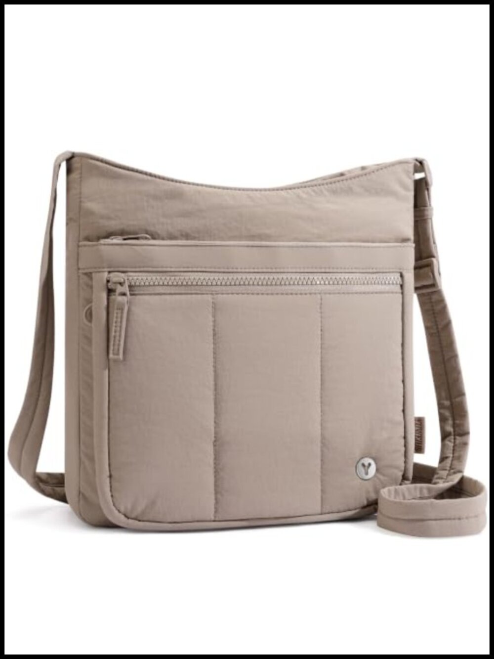 Quilted Puffer Crossbody Bag Nylon Hobo Women Medium Lightweight